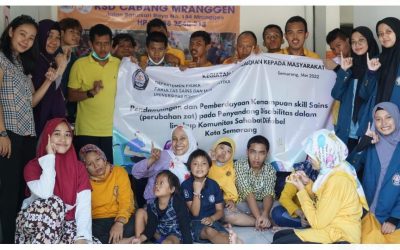 Pendampingan dan Pemberdayaan Kemampuan skill Sains (perubahan zat) pada Penyandang Disabilitas dalam lingkup Komunitas Sahabat Difabel Kota Semarang