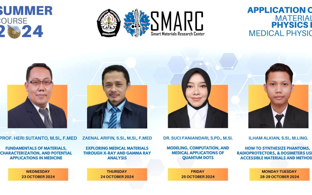 Summer Course “Application of Materials Physics in Medical Physics 2024”