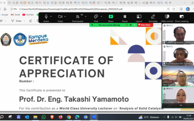 Kuliah Umum Internasional tentang Spektroskopi Serapan Sinar-X: Prof. Takashi Yamamoto Berbagi Wawasan di Universitas Diponegoro